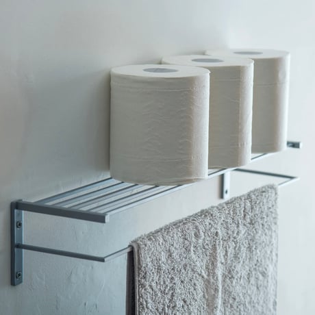 IRON WALL SHELF / LIGHT GRAY , WARM  GRAY , BLACK / キッチンや洗面所での壁収納におしゃれな壁面ラック