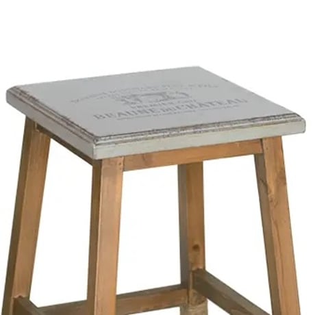 Atelier stool / 洗練されたディテールのアンティークスツール / 木製スツール