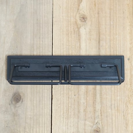 Antique styling toilet PAPER HOLDER / トイレットペーパーホルダー シングル , ダブル / BLACK , ANTIQUE GOLD