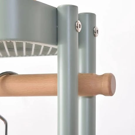 HANGER + WAGON RACK / 北欧テイストの細部まで優しい丸いデザインのハンガー収納 / 北欧ナチュラル