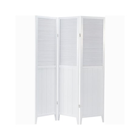 WHITE SCREEN 03 PINE WOOD / シンプルに映えるホワイトのパーテーション / 間仕切り / パーテーション / サイズ : W40×3 H160cm