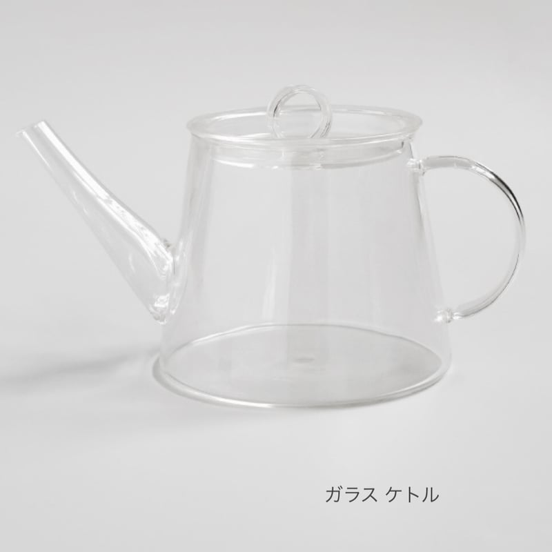 LAPI grass kettle & tea pot / 耐熱ガラスのケテル , ティーポッ