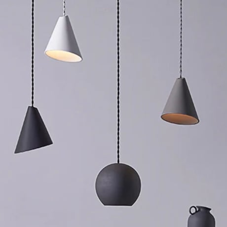 Cone-pendant / 絶妙な角度にカットされたモダン照明 / 電球選択 / LED電球 ARTWORK STUDIO
