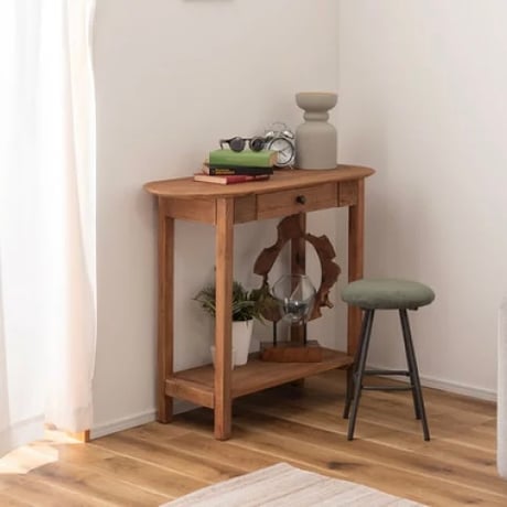 OLD PINE WOOD CONSOLE TABLE / 古材を使った雰囲気のあるコンソールテーブル / 作業台 / 作業テーブル / サイズ W95×D35×H76cm