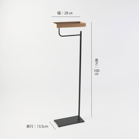 IRON × WOOD UMBRELLA STAND with TRAY / WHITE , BLACK / アンブレラスタンド / 傘立て
