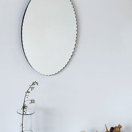AXCIS OVAL MIRROR / エッジングミラー / サイズ : w300×d15×h420mm