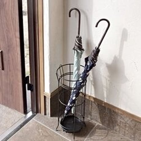 UMBRELLA STAND /アンブレラスタンド  /スチール /  傘立て ▷BLACK / 傘4本収納可能