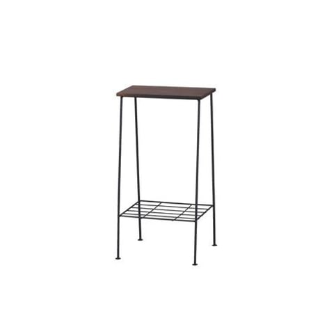 IRON×PINE WOOD RACK  BK / SLANT HIGH RACK / ラック / サイドテーブル / 収納棚 / 小物収納  サイズ : W33×D24.5×H60cm