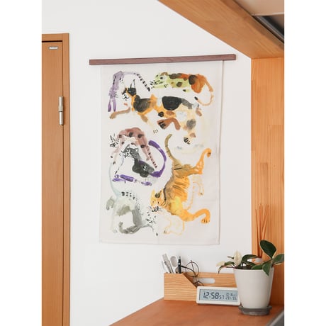 kitchen towel by Atelier KOTETSU / 壁面タペストリー / キッチンタオル / コットン65% , リネン35%
