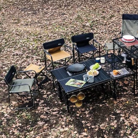 FOLDING TOUGH TABLE / BLACK / タフでありながらどこへでも持ち運べる軽量設計のアウトドアテーブル