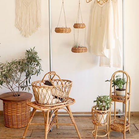 RATTAN OVAL BASKET / オーバルバスケット / ラタン / サイズ w430×d310×h210mm