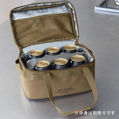 FIELD COOLER BAG / 360ml缶を6本 がジャストフィット / フィールドクーラーバッグ / WOLF BROWN , BLACK / 保冷バッグ POST GENERAL