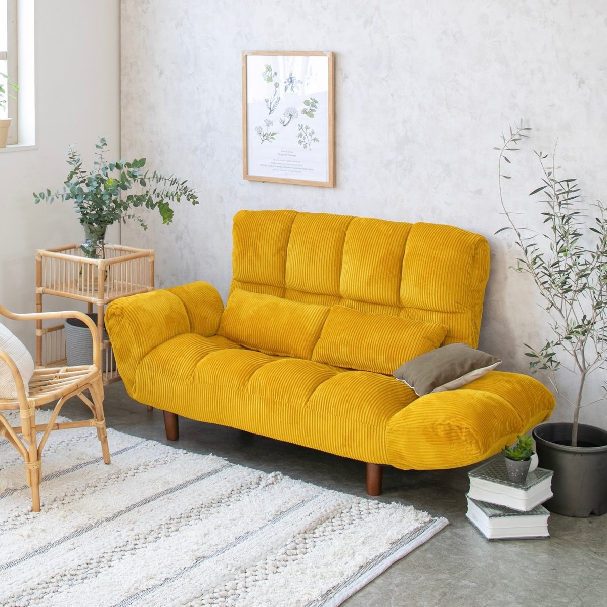 コーデュロイソファ カーキグレー 11/11限定 ポイント5倍】コーデュロイソファー 3人掛け ソファ 座り