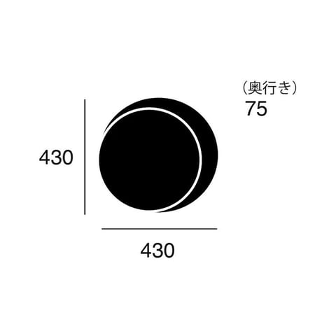 NEW GATE / Plaza - WALL CLOCK / GRAY , BLACK / 43cm 大きめな時計 / スタイリッシュ モダン シンプル ホテルライク / 掛け時計 壁掛け時計
