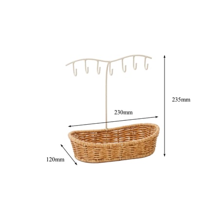 KEY STAND 06 / 収納とインテリアを兼ね備えた 暮らしになじむキースタンド / natural , brown