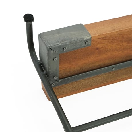 Mahogany wood × Iron Tray hanger / お好みの場所で便利に使えるラダートレイハンガー