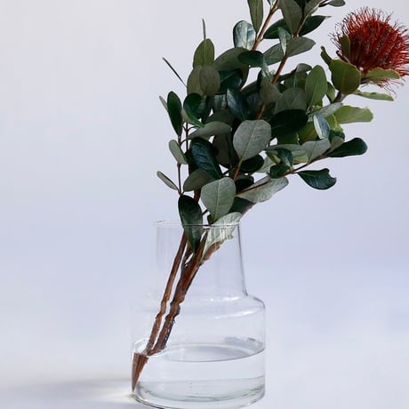 REUSE GLASS フラワーベース ロケート / 口が広くて活けやすいフラワーベース / Sサイズ , Lサイズ / shesay