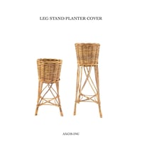 RATTAN LEG STAND PLANTER COVER / 脚付きプランターカバー / 観葉植物 / プランターカバー
