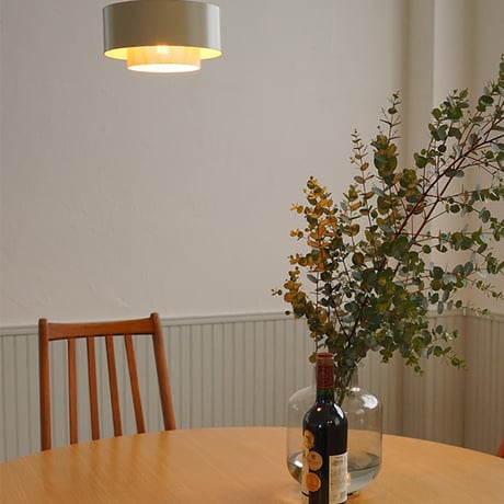 KT PENDANT  / punching light cylinder 100 / E26 LED / WHITE , GRAY / ダイニング キッチン照明 AXCIS.INC