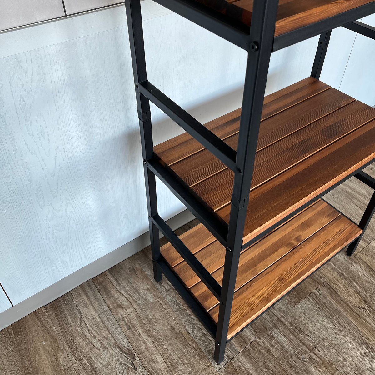 PINE WOOD RACK 4段 / BROWN / オープンシェルフ / 天然木 パイン材