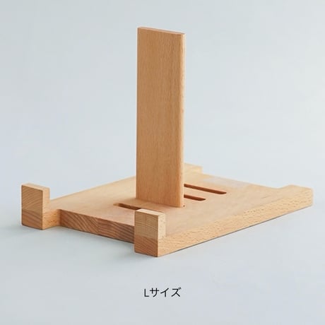 WOOD DISPLAY STAND / ナチュラルなビーチ材のディスプレイスタンド /  S , Lサイズ / ナチュラル