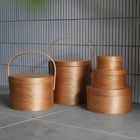 SHAKER ROUND HANDLE BOX M L / シェーカーハンドルボックス / ライトブラウンシリーズ