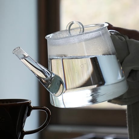LAPI grass kettle & tea pot / 耐熱ガラスのケテル , ティーポット