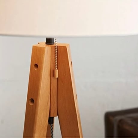 Espresso-floor lamp / エスプレッソフロアーランプ / 1灯 E26 60W / LED対応 木製 無垢材 / ナチュラルモダン