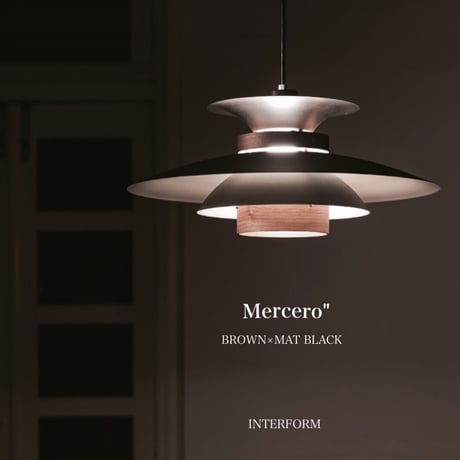Mercero pendant - light / メルチェロ / ペンダントライト / 北欧インテリア / シンプルモダン / 電球付き / リビング キッチン 寝室 照明 / INTERFORM