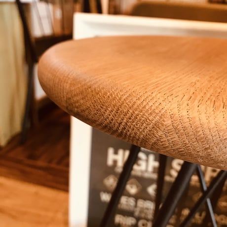 AXCIS.INC IRON WOOD STOOL / スツール / 無垢材/ ダイニングチェア スツール / サイズ W285×D285×H460mm