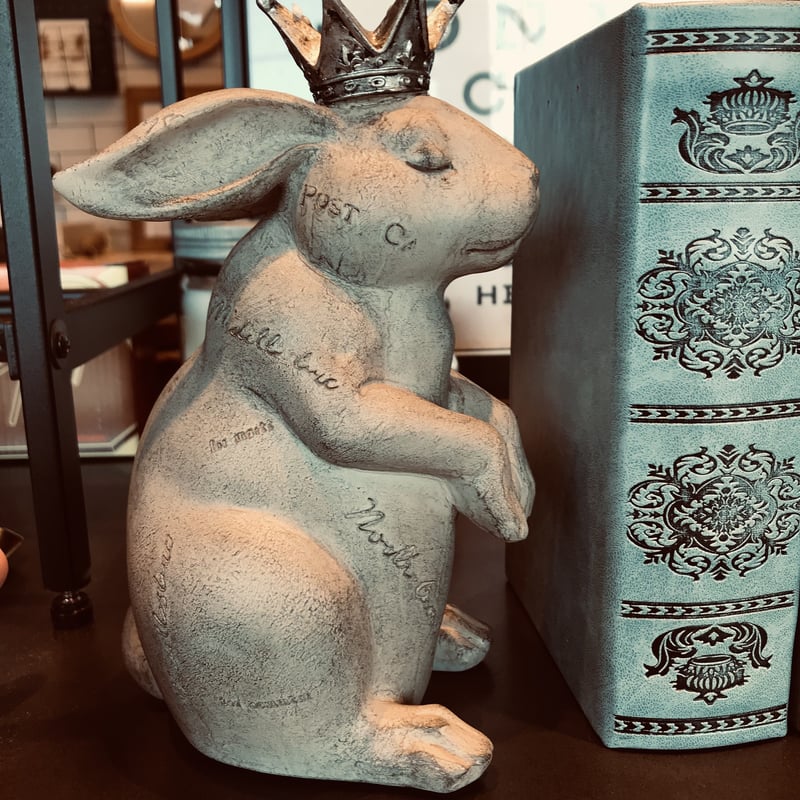 BOOK END / CROWN RABBIT / アートワーク ブックエンド / 本立て