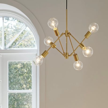GRADISKA PENDANT LIGHT 06 / Black , Gold / スタイリングを楽しめるアイコニックな6灯のペンダントライト