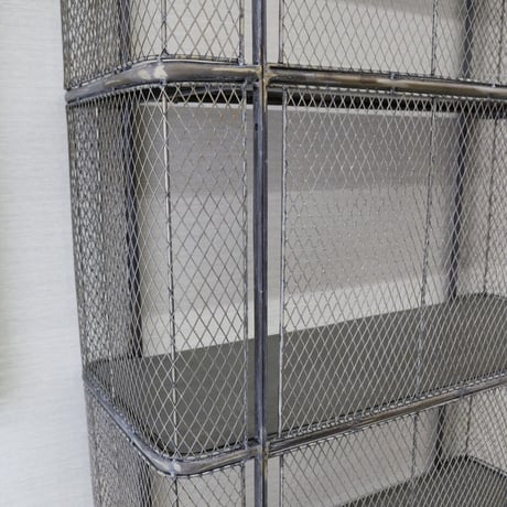 EXPANDED METAL HIGH SHELF / ワゴンラック /ディスプレイ / 可動式  / 5段シェルフ サイズ : W950×H2000×D390mm / 37kg