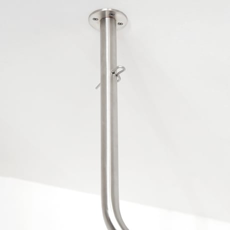 STAINLESS ceiling hanger 1550 / BK , SL / 空間を便利に使う生活感の出ないシーリングハンガー