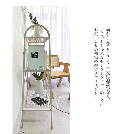 IRON OPEN RACK 03 / MAT BLACK , IVORY WHITE , PISTACHIO GREEN  / オープンシェルフ / サイズ  W61×D36×H110cm