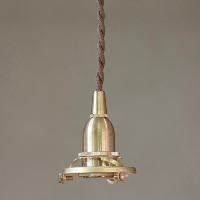 E17 / AXCIS.INC ペンダントライト真鍮灯具 150cm / E17用 BR 15
