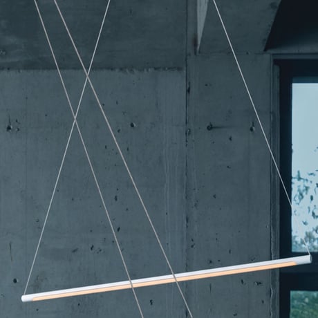 Vision 90 LED-pendant light / WHITE , BLACK / 90cm , 120cm