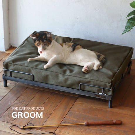 IRON BED / GROOM / グルームベッド / クッション付き / 小型犬 猫用 / POSTGENERAL / 972310006