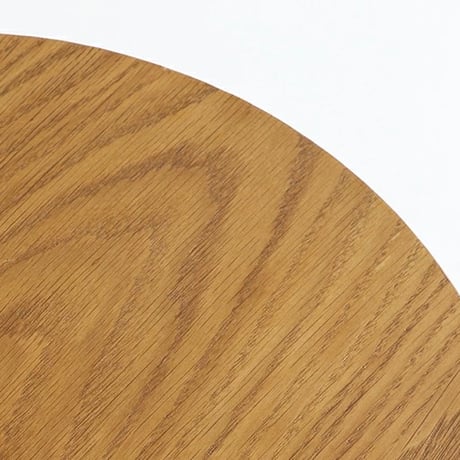 WOOD SIDE TABLE / ラウンド サイドテーブル / ベッドサイドテーブル ナイトテーブル / サイズ : W405 x D415 x H590 mm