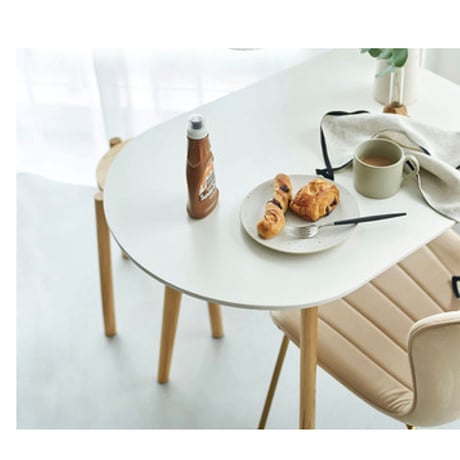 SIDE ARCH DINING TABLE / ダイニングテーブル / ナチュラル , ホワイト / コンパクトテーブル / ナチュラルインテリア