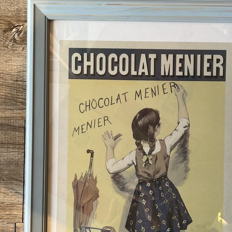 ART FRAME  / A3 フレーム /  B4 POSTER / CHOCOLAT MENIER PARIS FRANCE / ヴィンテージインテリア / クラシック  / 額装付