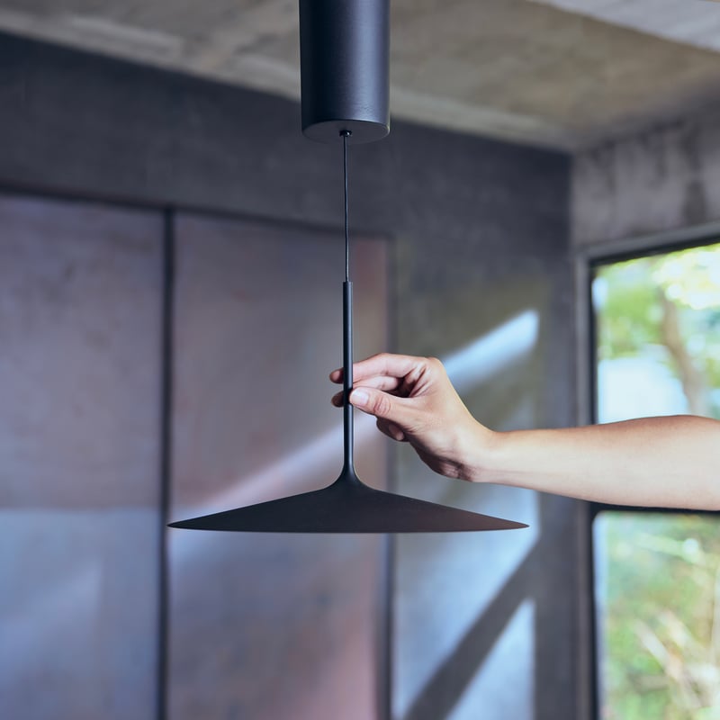 ☆新品☆【ARTWORK STUDIO 】Shadow LED-lift L 黒 shadow LED-lift pendant light / デザインや美しさを楽しむデザイ