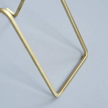 BRASS DISPLAY STAND / 真鍮製のスタンド S ・ M ・ L / ショップカード フォトフレーム ブックスタンド