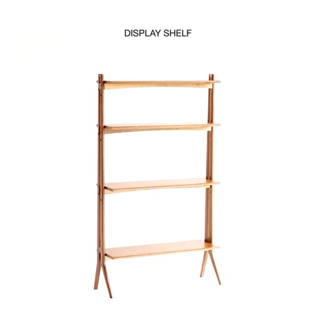 Display OPEN SHELF / スタイリッシュでおしゃれな佇まいの収納棚 / BROWN / オープンシェルフ / 4段ラック