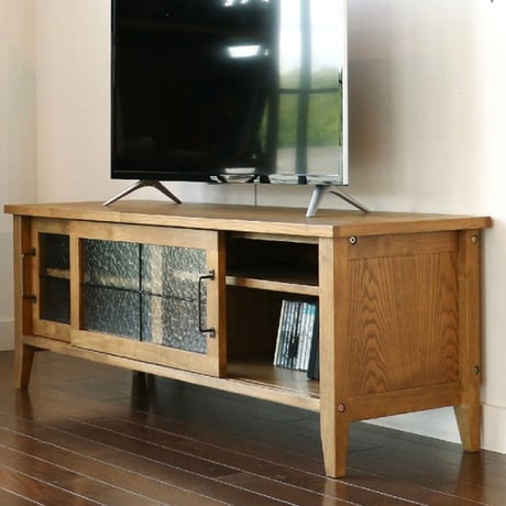 OAK WOOD TV  BOARD  / W1050xD360xH400mm  / ローボード / テレビラック / ビンテージスタイル / Rasic