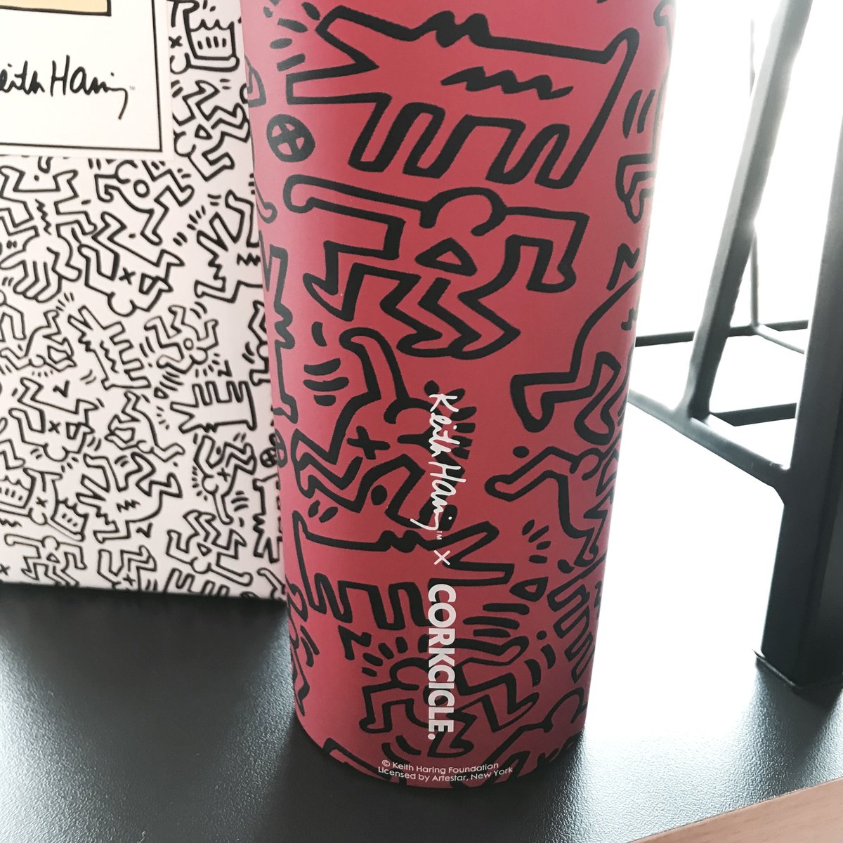 キースヘリング　コラボ　マグボトル　マイボトル 保冷保温 ステンレスボトル ［ Keith Haring×CORKCICLE / CANTE