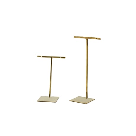 BRASS ACCESSORY STAND / 真鍮素材のスタンダードに人気なアクセサリースタンド / Sサイズ , Lサイズ / 各サイズ 2セット