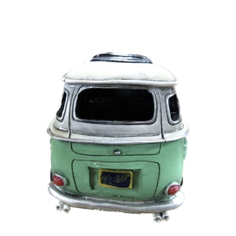 VAN CAR / オブジェカー / Money Bank 貯金箱 / レジン製 / ドライバーセット Size W170×H90×D100mm
