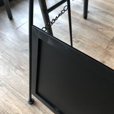 OPEN / CLOSED SIGN STAND / 2種 OPEN/CLOSED プレート付き / ブラックボードスタンド  ※掛けチェーンなし