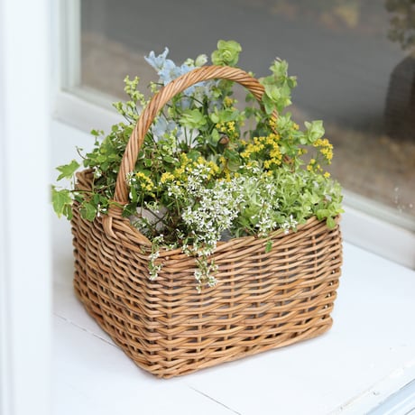 THE AROROG SQUARE BASKET / キッチン収納 / グリーンバスケット